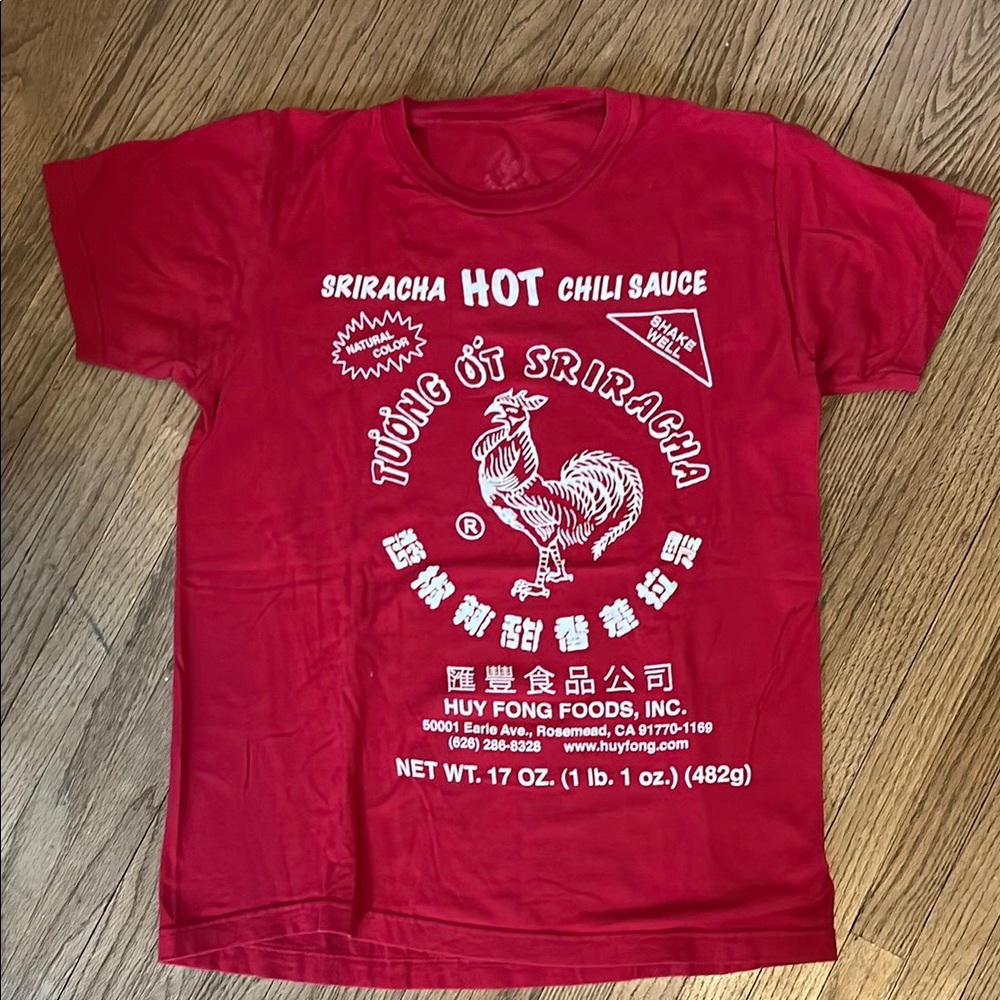 Red Sriracha Graphic T-Shirt